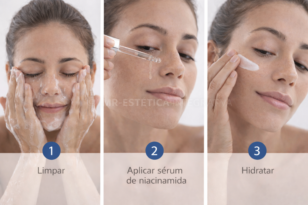 como usar niacinamida no rosto