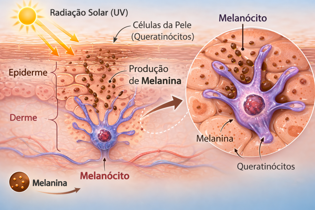 como-o-calor-influencia-os-melanocitos-aproduzir-melanina