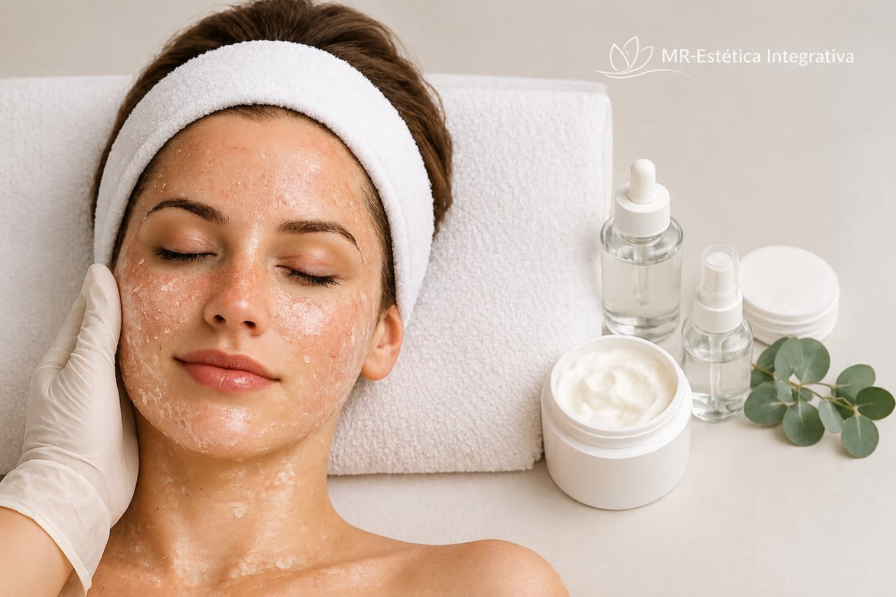 Cuidados após peeling químico para recuperação segura da pele