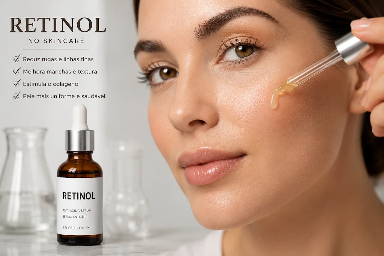 Retinol no Skincare: Benefícios, Como Usar, Quem Pode Usar e Cuidados Para Uma Pele Mais Uniforme e Saudável